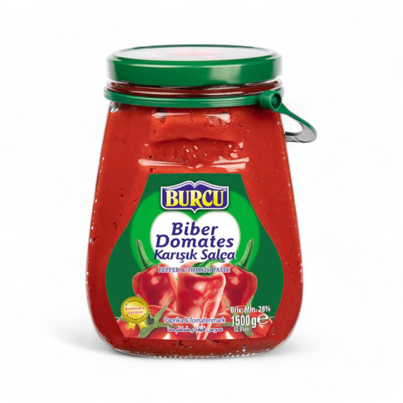 Burcu Tomato And Pepper Paste 1600Gr - Eden's Market