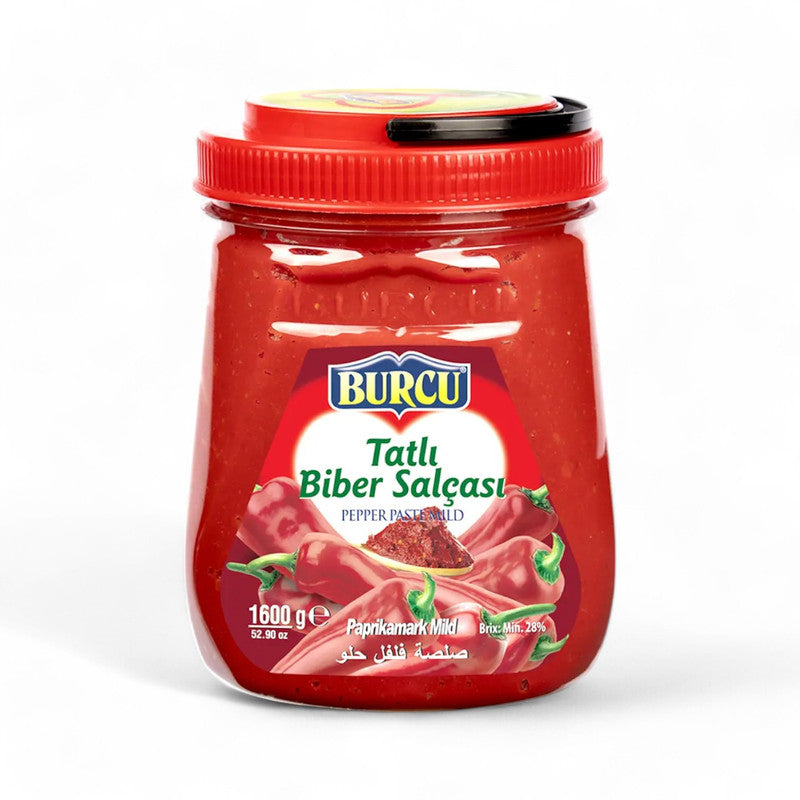 Burcu Mild Pepper Paste 1600Gr - Eden's Market