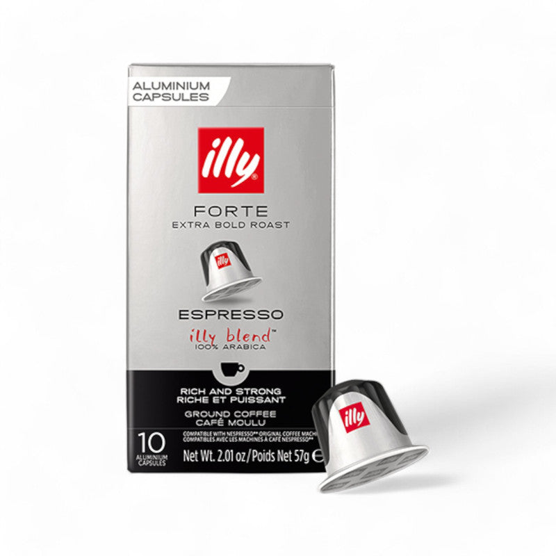 Illy Forte Extra Bold Roast Espresso Capsules 10 Piece - Eden's Market