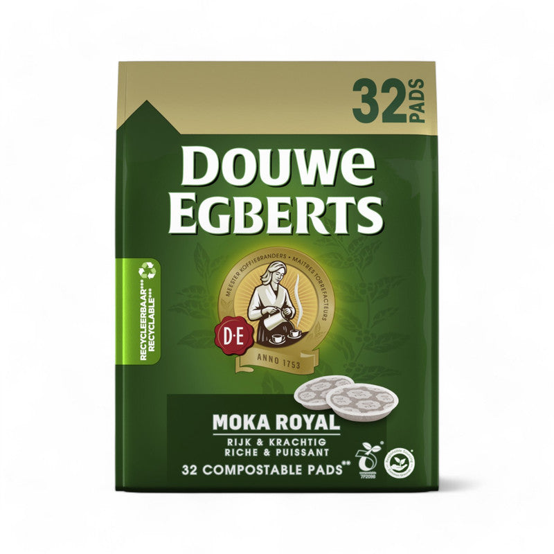 Douwe Egberts Moka Royal Coffee Pads 32 Piece - Eden's Market