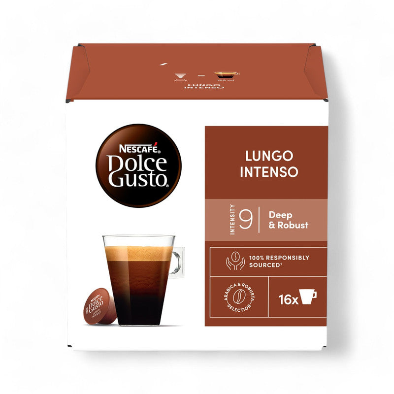 Nescafe Dolce Gusto Café Lungo Intenso N9 Coffee Capsules 16 Piece - Eden's Market