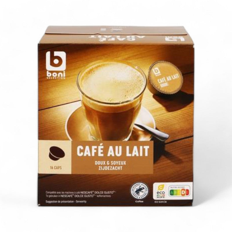 Boni Cafe Au Lait Coffee Capsules 16 Piece - Eden's Market