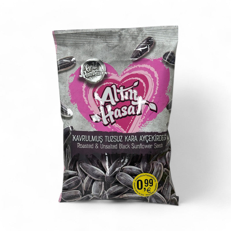 Altin Hasat Altun Hasat Roasted & Unsalted Black Sunflower Seeds 150Gr - Eden's Market