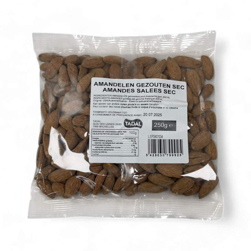 Tadal Salted Almonds 250Gr - Eden's Market