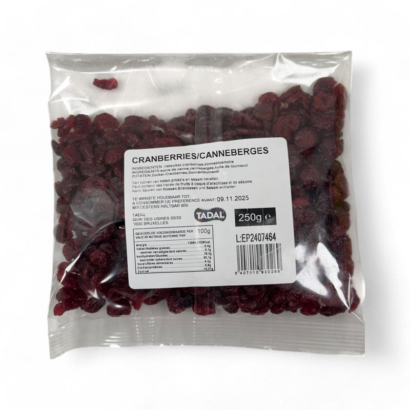 Tadal Cranberries 250Gr - Eden's Market