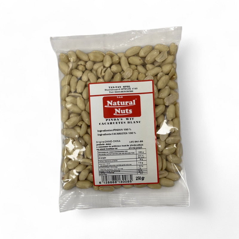 Natural Nuts White Peanuts 250Gr - Eden's Market