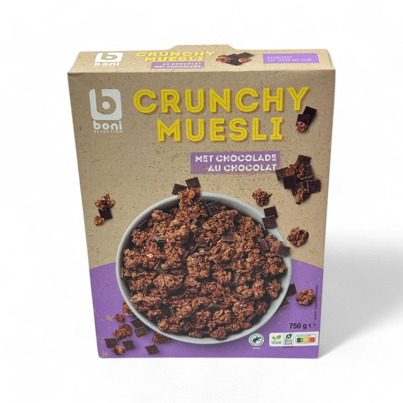 Boni Crunchy Muesli With Chocolate 750Gr - Eden's Market