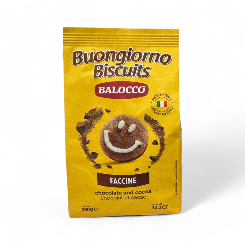 Balocco Buongiorno Chocolate & Cacao Biscuits 350Gr - Eden's Market