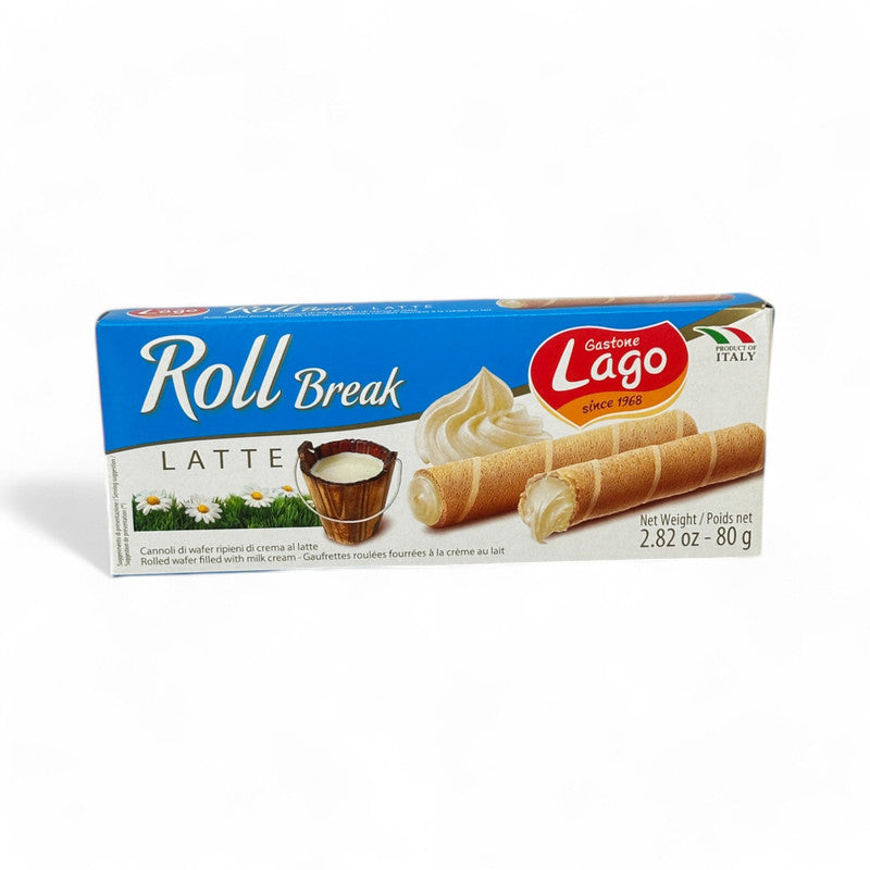 Lago Roll Break Latte Wafers 80Gr - Eden's Market