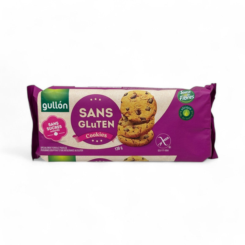 Gullon Gluten Free & Sugar Free Chocolate Chip Cookies 130Gr - Eden's Market