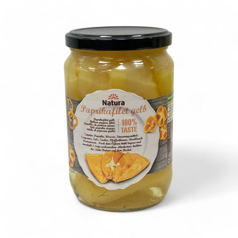 Natura Yellow Pepper Filet 720Ml - Eden's Market