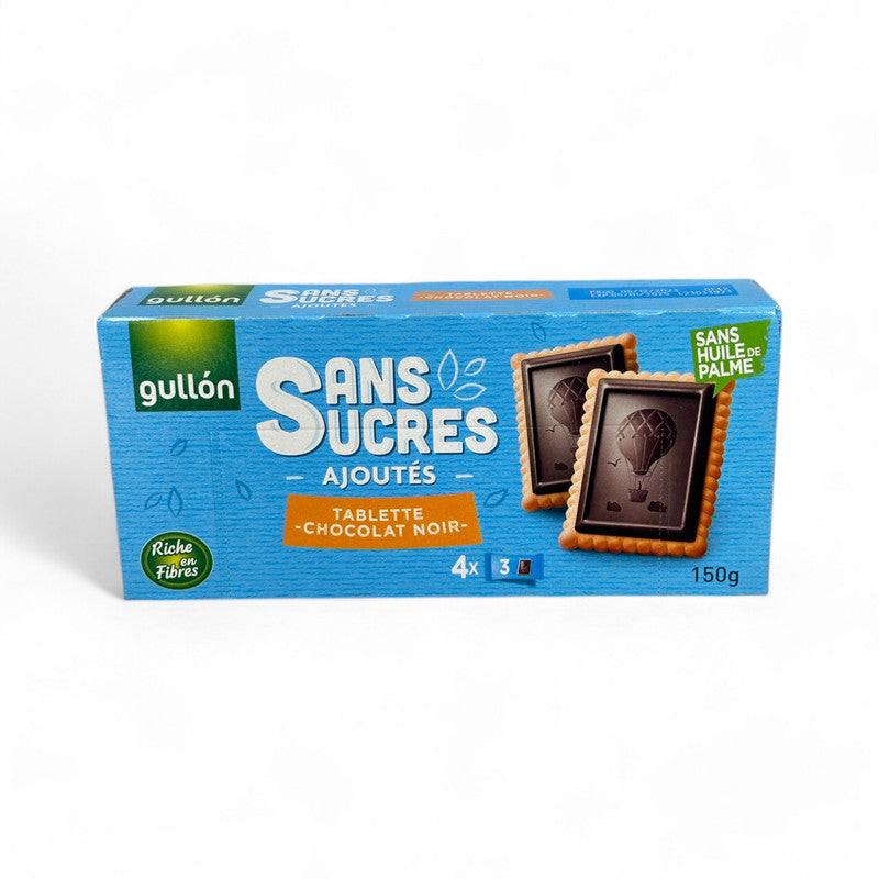 Gullon Dark Chocolate Tablets Sugar Free 186Gr - Eden's Market