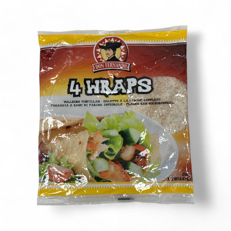 Don Fernando Tortilla Wraps 4 Piece 250Gr - Eden's Market