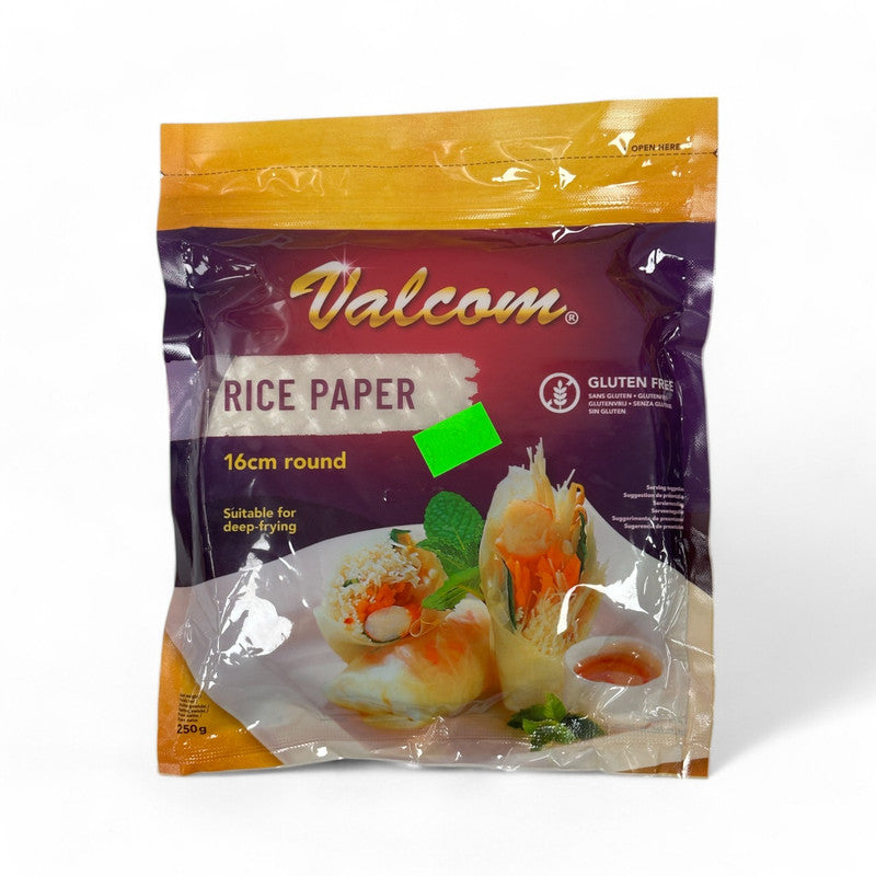 Valcom Rice Paper Wraps 16Cm 250Gr - Eden's Market