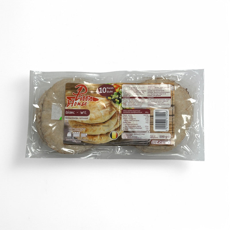 Pitta House White Pitta Bread 10 Piece 10 Piece - Eden's Market