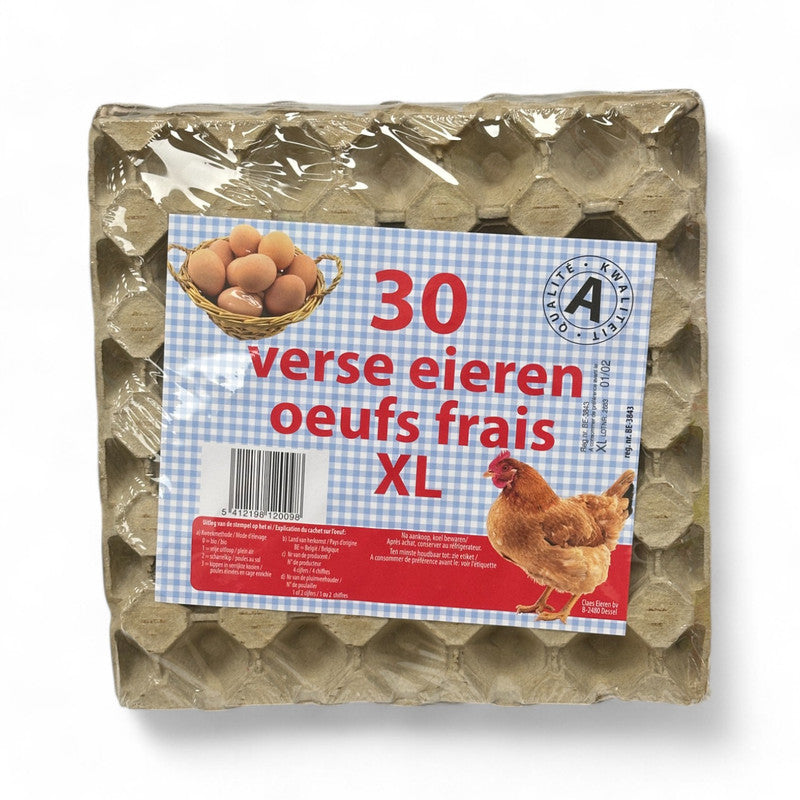 Claes Eieren Bv XL Sized Eggs 30 Piece - Eden's Market