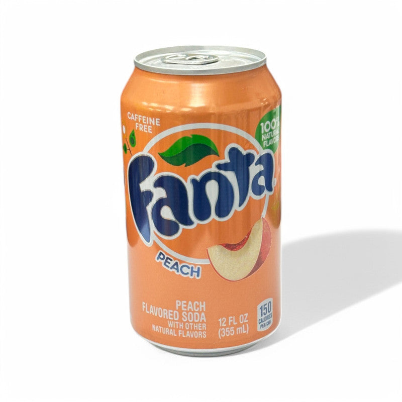 Fanta Peach Flavored Soda 355 Ml - Eden's Market